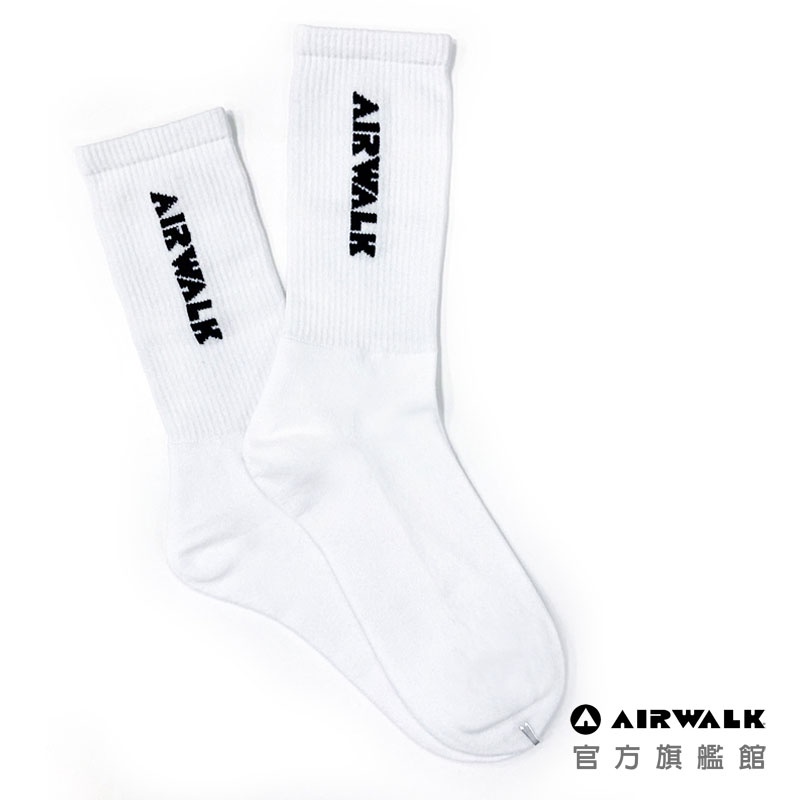 AIRWALK 都會生活 運動襪 台灣製造 AW51515 潮襪 滑板 白襪 學生襪 棉襪