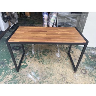 【東鼎二手傢俱】全新 工業風4尺雙色餐桌*戶外桌*餐桌*吃飯桌*茶几桌*接待桌*造型桌*工作桌*咖啡桌*高腳桌
