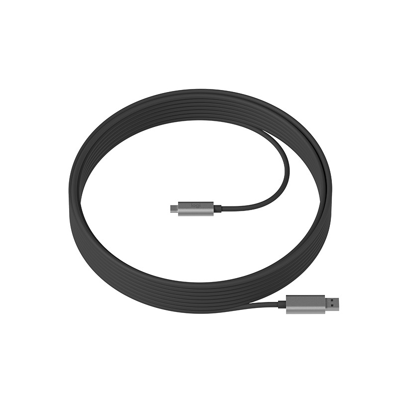 Logitech 羅技 強化型USB 連接線25m - Tap、Rally 攝影機、Meetup
