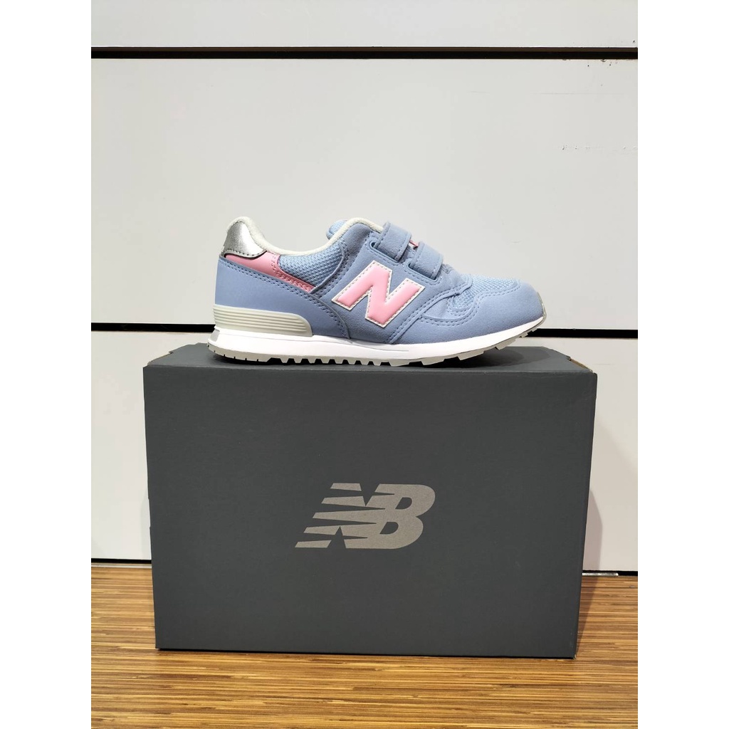 NEW BALANCE 運動鞋 魔鬼氈 麂皮 童鞋 中童  復古 粉藍色 NB11010003