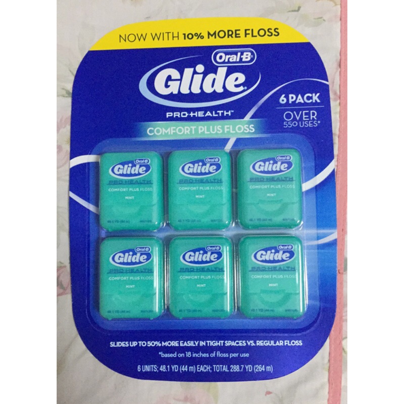 ★胭脂小舖★Costco 好市多 Glide Oral-B 歐樂b 清潔舒適 深層清潔 舒適深潔 牙線 薄荷口味