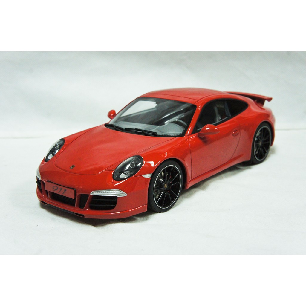 【現貨特價】1:18 GT Spirit Porsche 911 (991) Carrera S 紅色 ※限量750台※