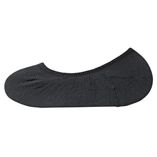 無印良品 MUJI 聚酯纖維混足尖寬鬆舒適不易鬆脫 隱形襪 鐵灰色 23~25cm 襪子 船型襪 日本製