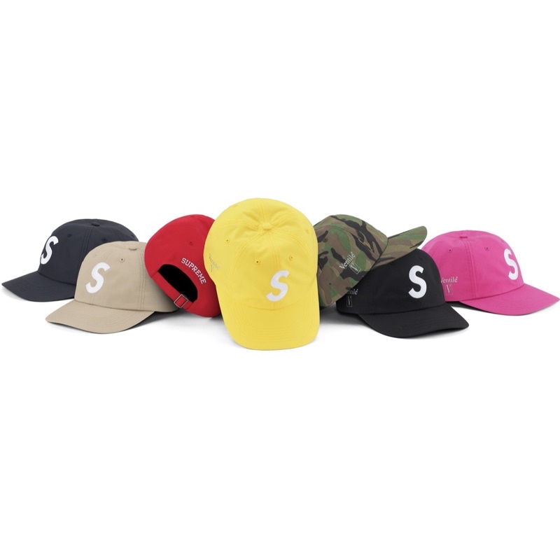 【area0439】2021 Supreme Ventile S Logo 6-Panel 老帽 彎帽 帽子 帆布