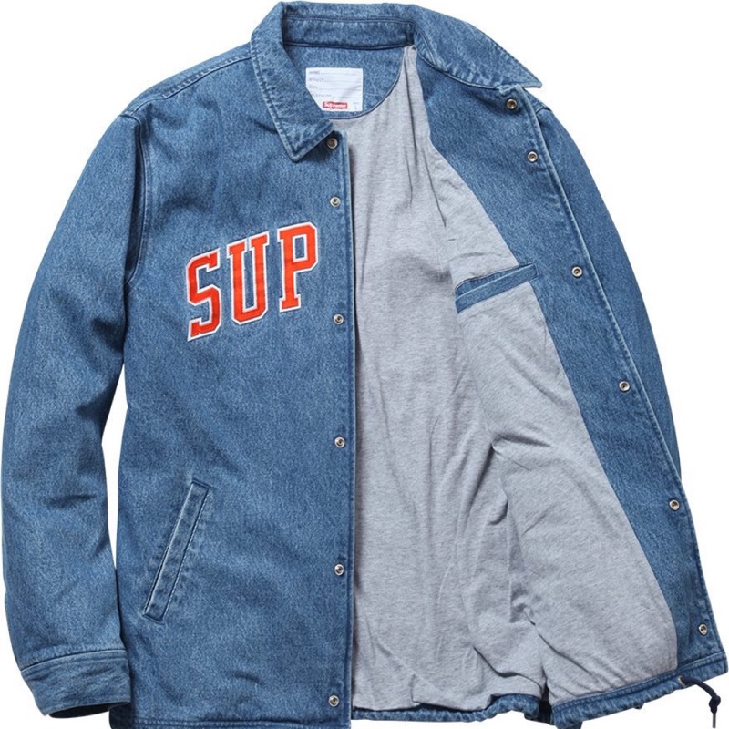 Supreme 2013 F/W Denim Coaches Jacket 單寧教練外套 完售