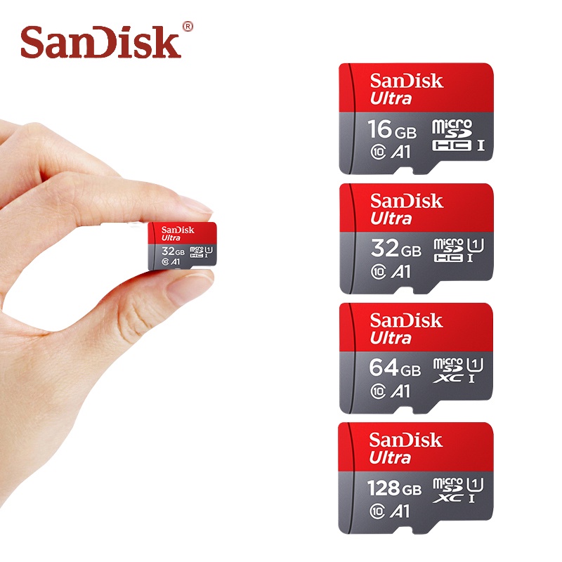 SANDISK 閃迪 98mb/s Micro SD 卡 128GB Class 10 存儲卡 A1 32GB SDXC