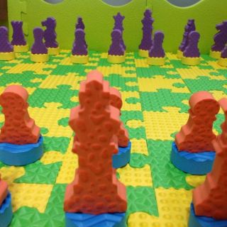 西洋棋遊戲頂級EVA地墊軟積木