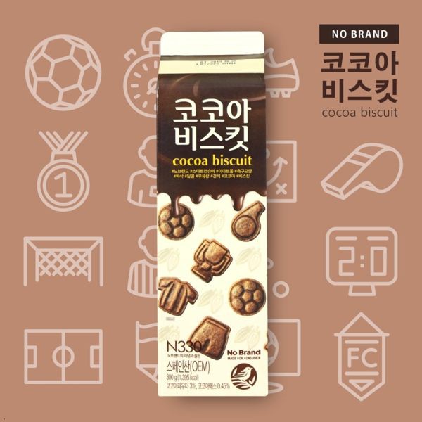 韓國 NO BRAND 巧克力足球餅乾 300g【櫻桃飾品】【28502】