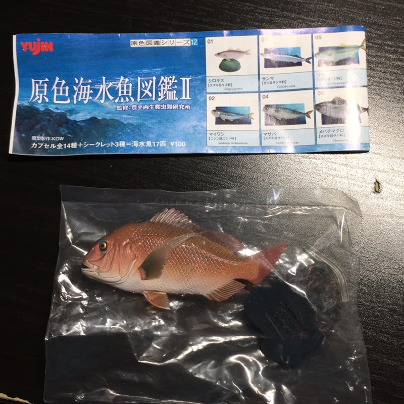 Yujin 原色海水魚圖鑑2 真鯛  07 全新未拆