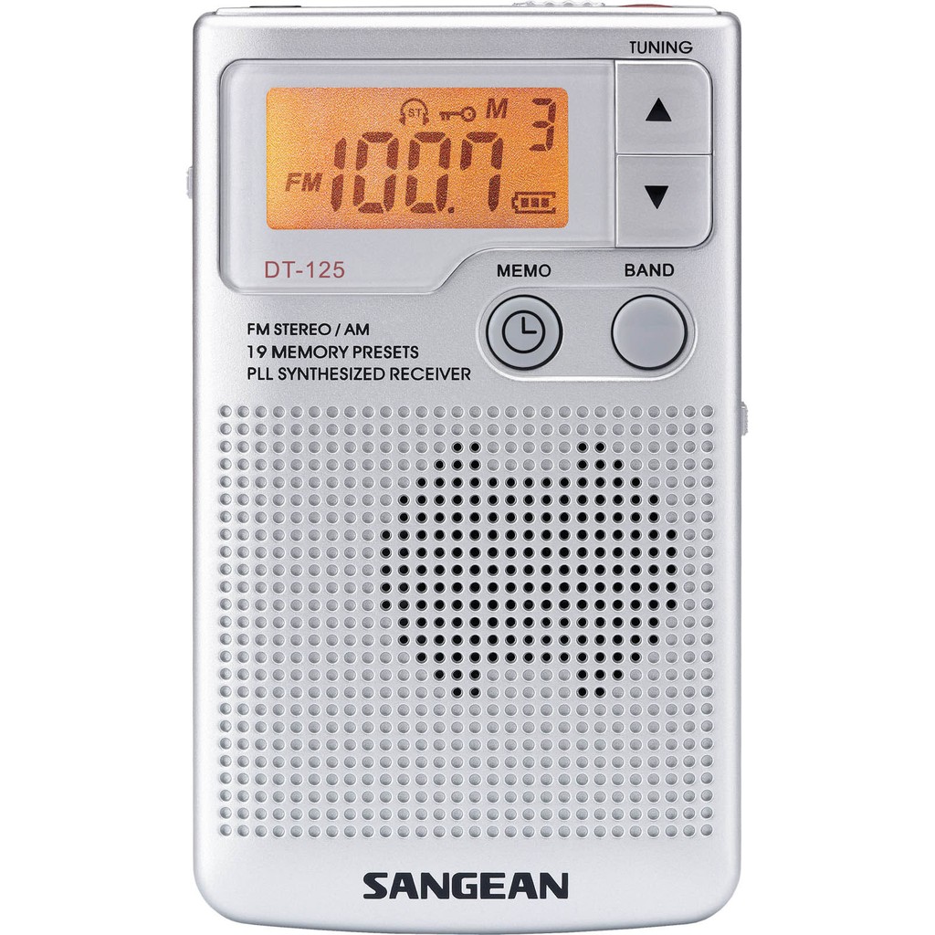 SANGEAN 山進專業收音機DT125/DT-125二波段數位式收音機