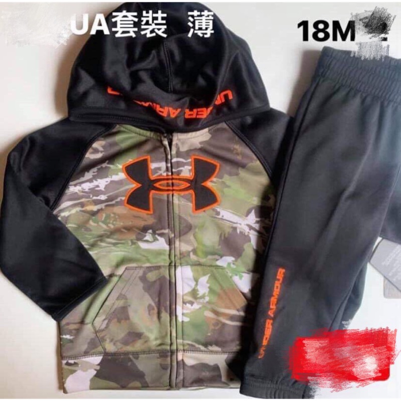 UA under armour 嬰兒 寶寶 迷彩套裝 18m