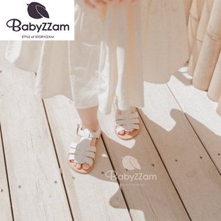 『※妳好，可愛※』妳好可愛韓國童鞋 BABYZZAM~正韓 羅馬風十字涼鞋涼鞋 韓國涼鞋 兒童涼鞋