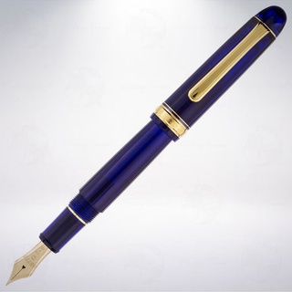 日本 Platinum 3776 Century 14K 鋼筆: 教堂藍