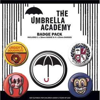 【雨傘學院】The Umbrella Academy 主題徽章組