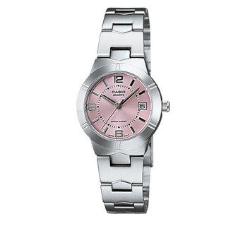 【CASIO】都會流行氣質腕錶-粉(LTP-1241D-4A)正版宏崑公司貨