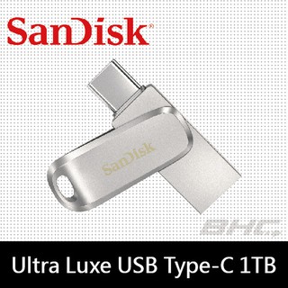 SanDisk Ultra Luxe USB Type-C+A 雙用隨身碟 SDDDC4 1TB