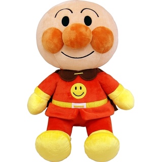 日本 ANPANMAN 麵包超人 絨毛娃娃 微笑的麵包超人 M (SEGA TOYS 日本商品.)