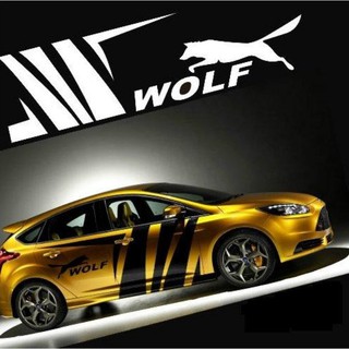 FORD 福特 WOLF 改裝汽車貼紙 運動款風格 車門 車尾引擎蓋 FOCUS FIESTSA i-MAX KUGA