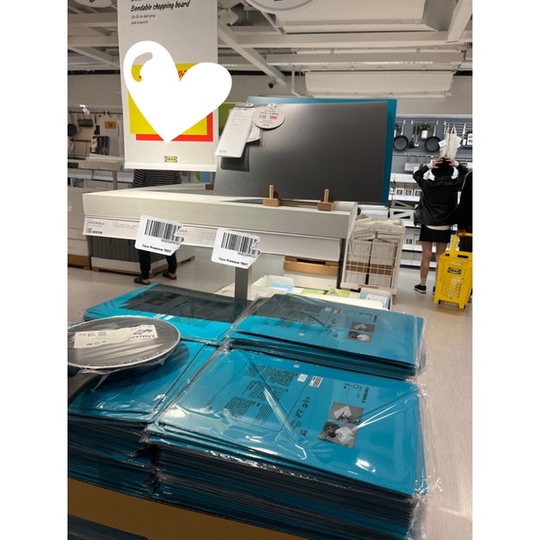 全新現貨IKEA宜家 軟性廚房砧板 灰色/土耳其藍 租屋必備 防滑墊片 貓砂盆