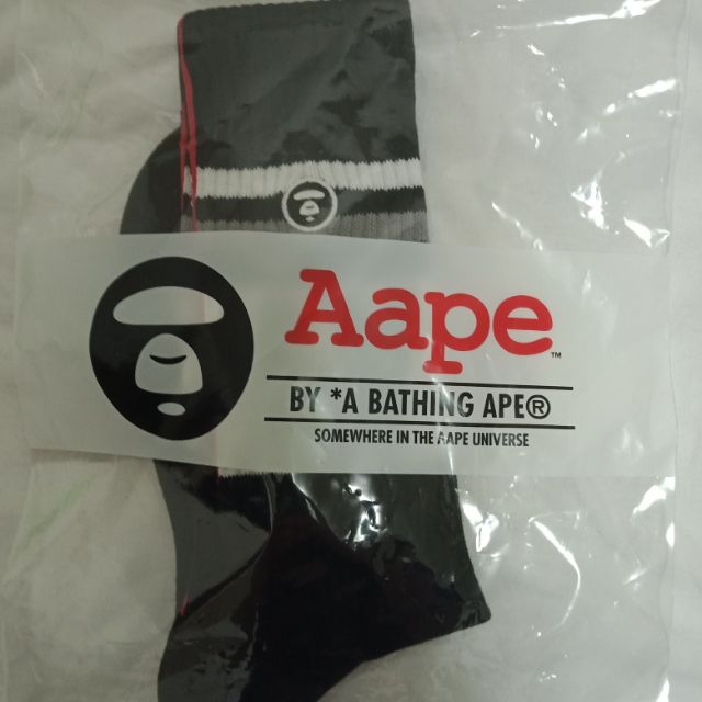 Aape by a bathing ape 全新未拆封正品襪子