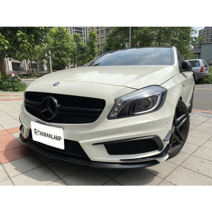 &lt;台灣之光&gt;全新 BENZ 賓士 W176 A180 A200 A250 A260 AMG A45樣式 亮黑 水箱罩