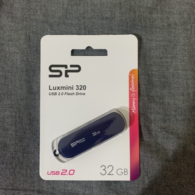 🉐️ SP廣穎 LuxMini 320 /32GB/ 隨身碟 深藍SP032GBUF2320V1B