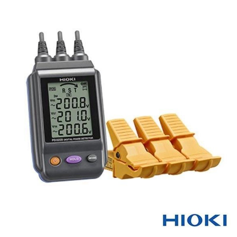 HIOKI PD3259 相序計 【eYeCam】數位式 非接觸檢相計 三相電源 電壓/相序同時量測 安全快速