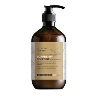 【nature_market】夢娜麗莎 MONSA 無患子咖啡因美體沐浴乳 500ml (咖啡香) (花朵香)