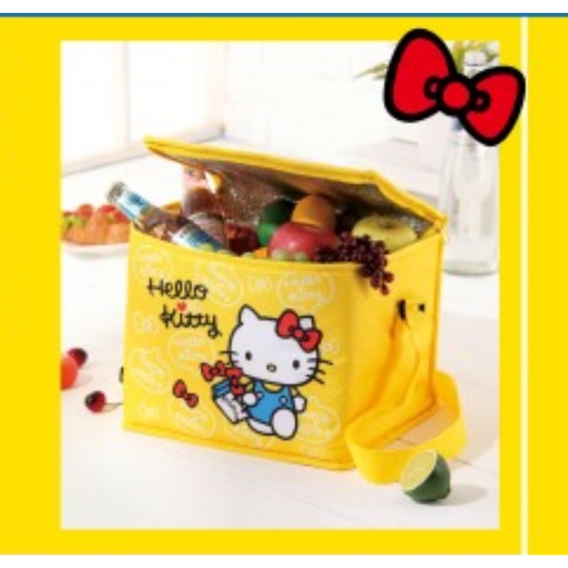 漢神百貨 來店禮 Hello Kitty歡樂暢遊系列 保冰袋 保冷袋 野餐袋