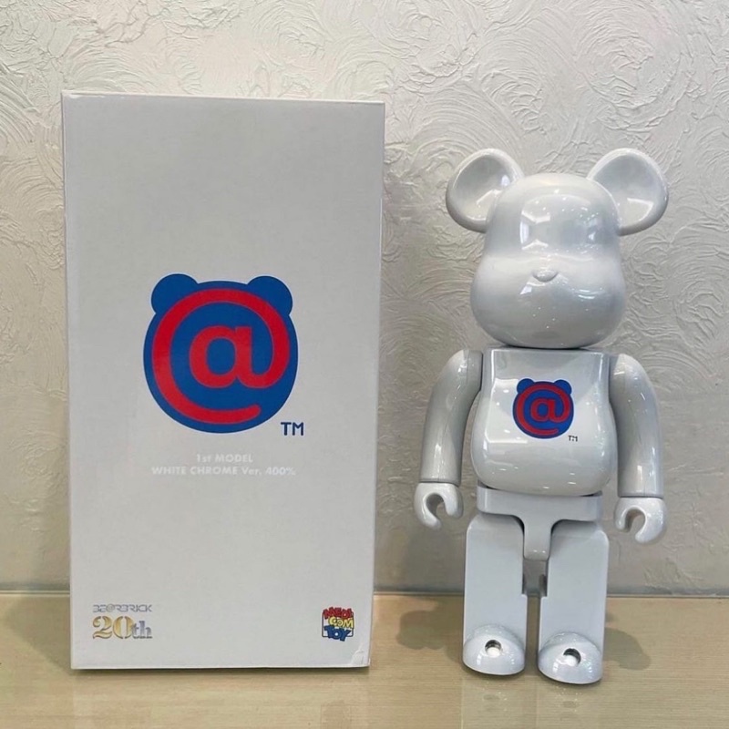 Bearbrick Be@rbrick 20週年 復刻 純白 白熊 庫柏力克 1000% 400% 100%