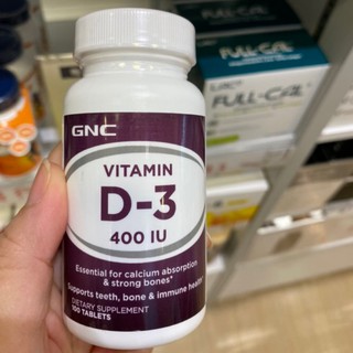 【On代購】GNC Vitamin D3 維他命 D-3 400iu 維他命D3 膠囊 錠劑