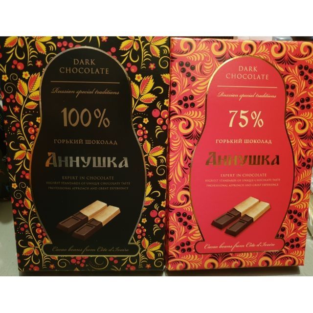 酮食分享團-Annushka安諾希克100%75%可可純黑巧克力