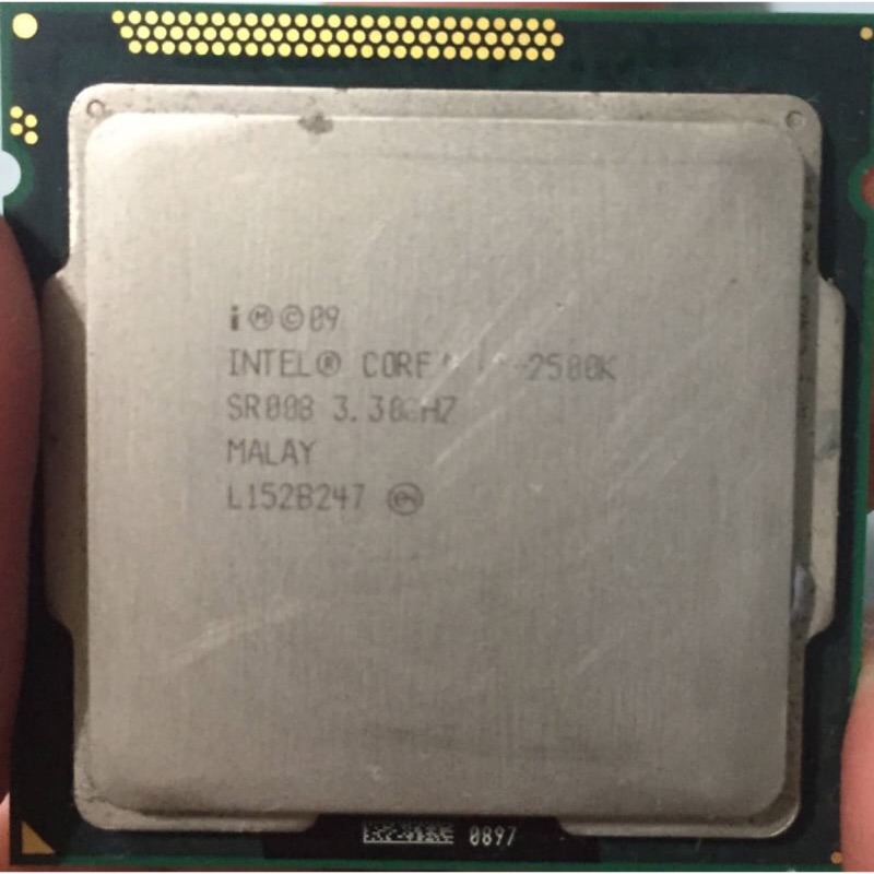 (二手電腦零件）Intel i5 2500K CPU 處理器，3.3GHz,Socket 1155