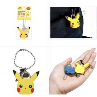 牛牛ㄉ媽*日本進口正版商品㊣神奇寶貝鎖扣吊鍊 Pokemon 皮卡丘包包鎖扣掛飾 精靈寶可夢行李箱鎖扣 臉型款