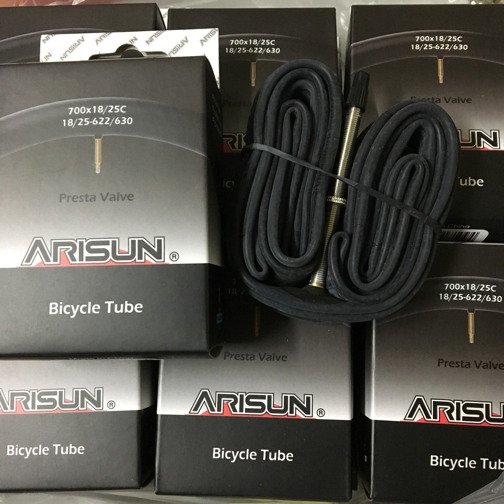 【二輪極速】ARISUN 公路車 內胎 700x18/25C 長嘴80mm (法嘴) 一條110元