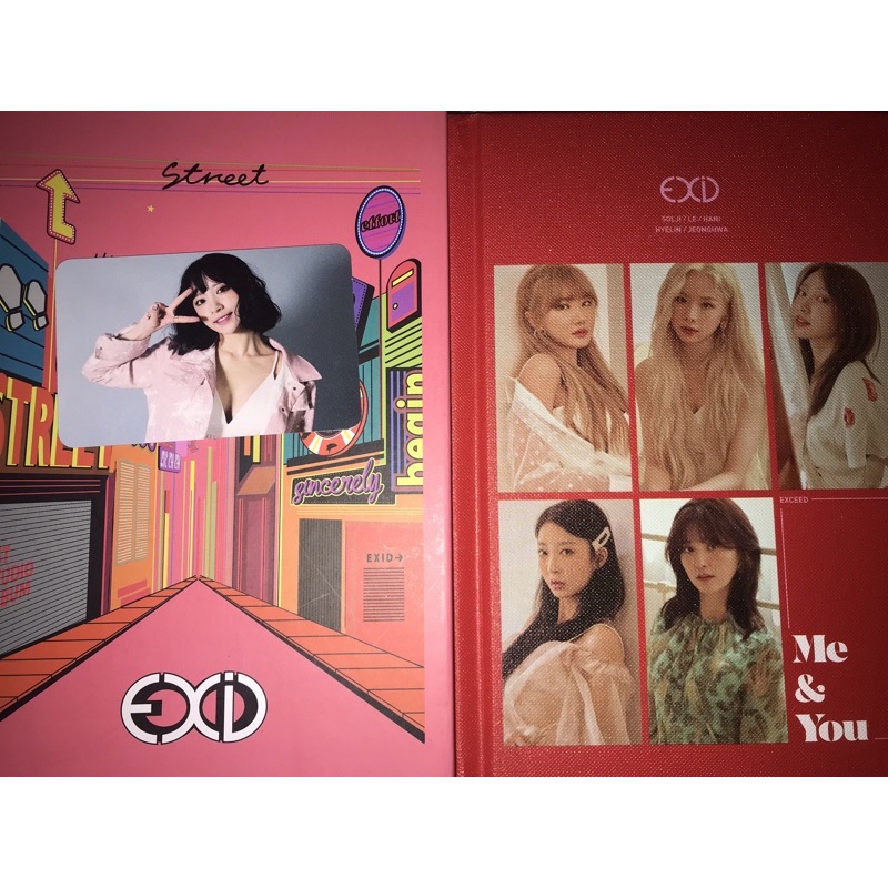 EXID 韓版STREET LIE專輯+Hani小卡+WE空專含立牌 EXID小卡