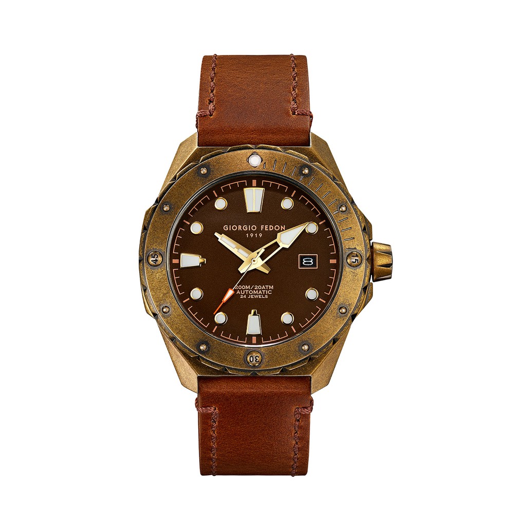 【聊聊甜甜價】GIORGIO FENDON 喬治菲登 GFCJ005 OCEAN WALKER 機械腕錶 45mm