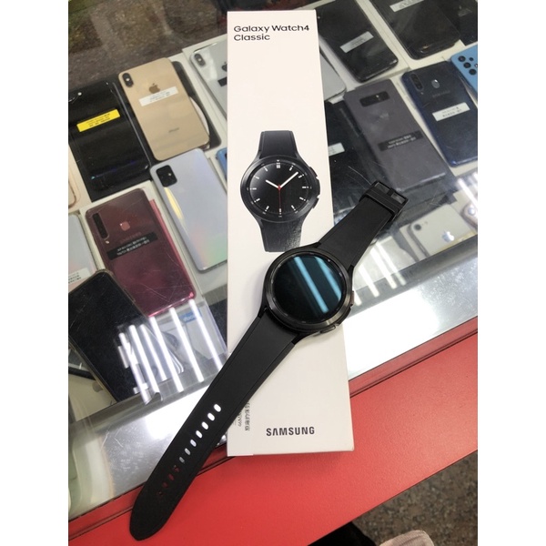 【有隻手機】三星 Galaxy Watch4 Classic 46mm 幻影黑(SM-R890)-二手使用過的智慧手錶