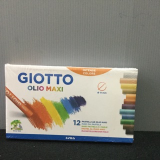 義大利 GIOTTO 兒童粉蠟筆(12色)