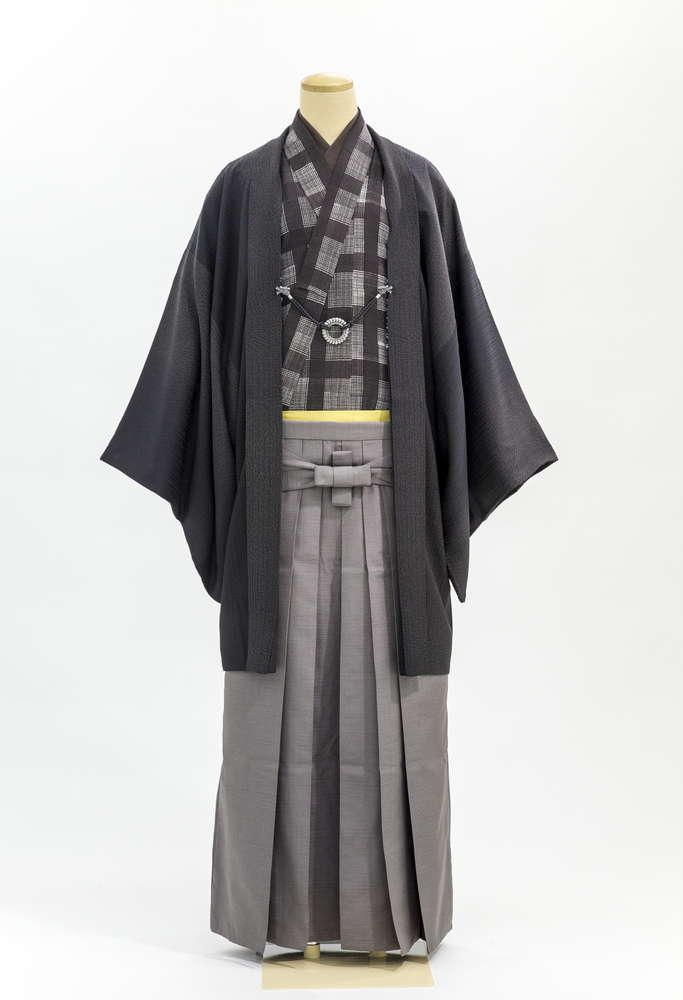 Lucky 全新日本和服男士傳統正裝羽織單件雙層掛內裡化纖免熨燙多色和服男浴衣表演武士服cosplay 蝦皮購物