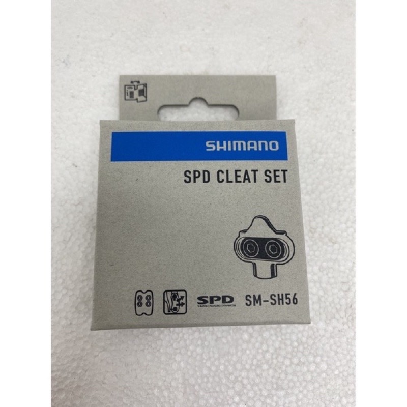 Shimano SM-SH56 原廠全新包裝 登山車卡踏鞋底板扣片多向式 附鞋內固定片