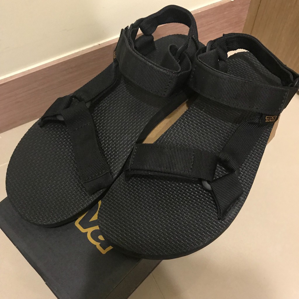 TEVA Original Universal 緹花織帶涼鞋 黑色