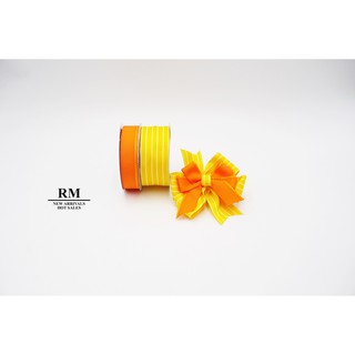 <特惠套組> 橘黃色系套組 緞帶套組 禮盒包裝 蝴蝶結 手工材料