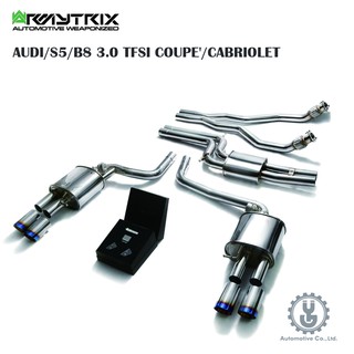 Armytrix AUDI/S5/B8 3.0 TFSI COUPE/CABRIOLET 排氣系統 全新空運【YG】