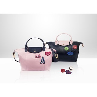 全新真品~~台灣限量~~Longchamp bonbon 小羊皮摺疊包 (藍色)