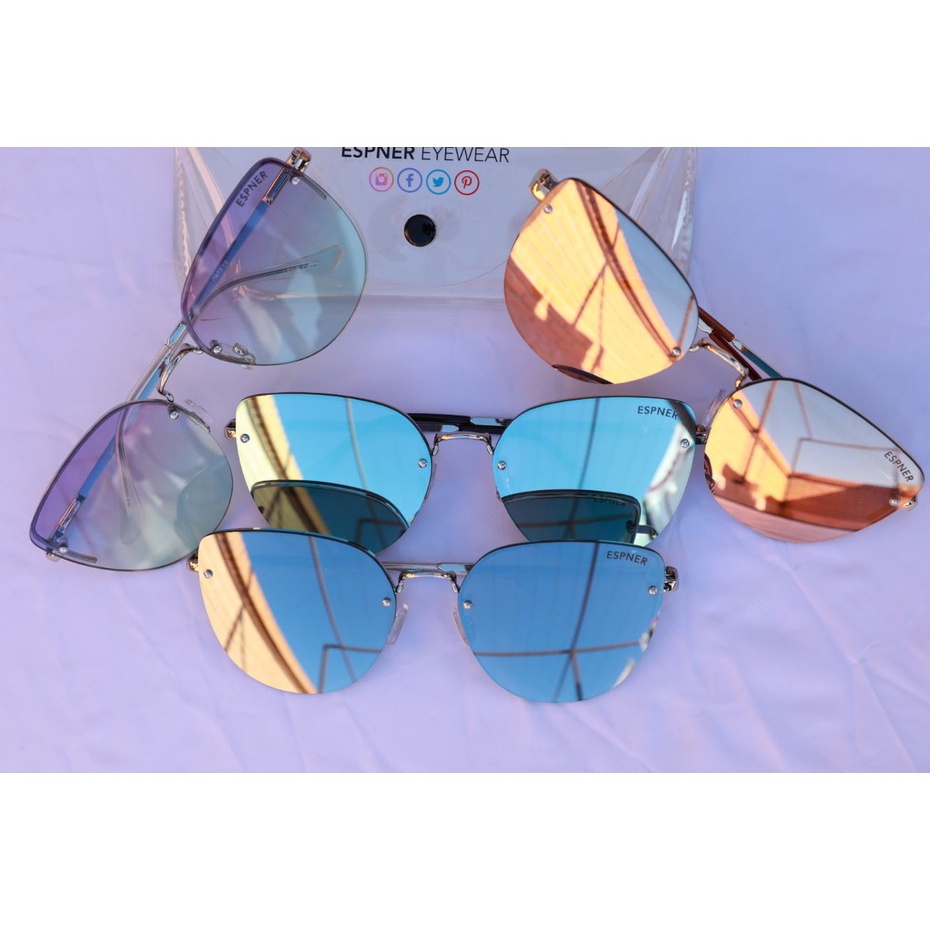 🕶️【官方產品】ESPNER🇪🇸👓歐洲時尚貓眼"CATEYE"太陽眼鏡配上REVO與漸進色PC UV400片