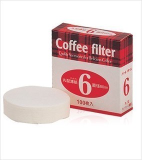 【圖騰咖啡】全新日本寶馬牌 6號丸型濾紙 100入裝 適用冰滴咖啡 冰滴壺 摩卡壺 JA-P-005-006