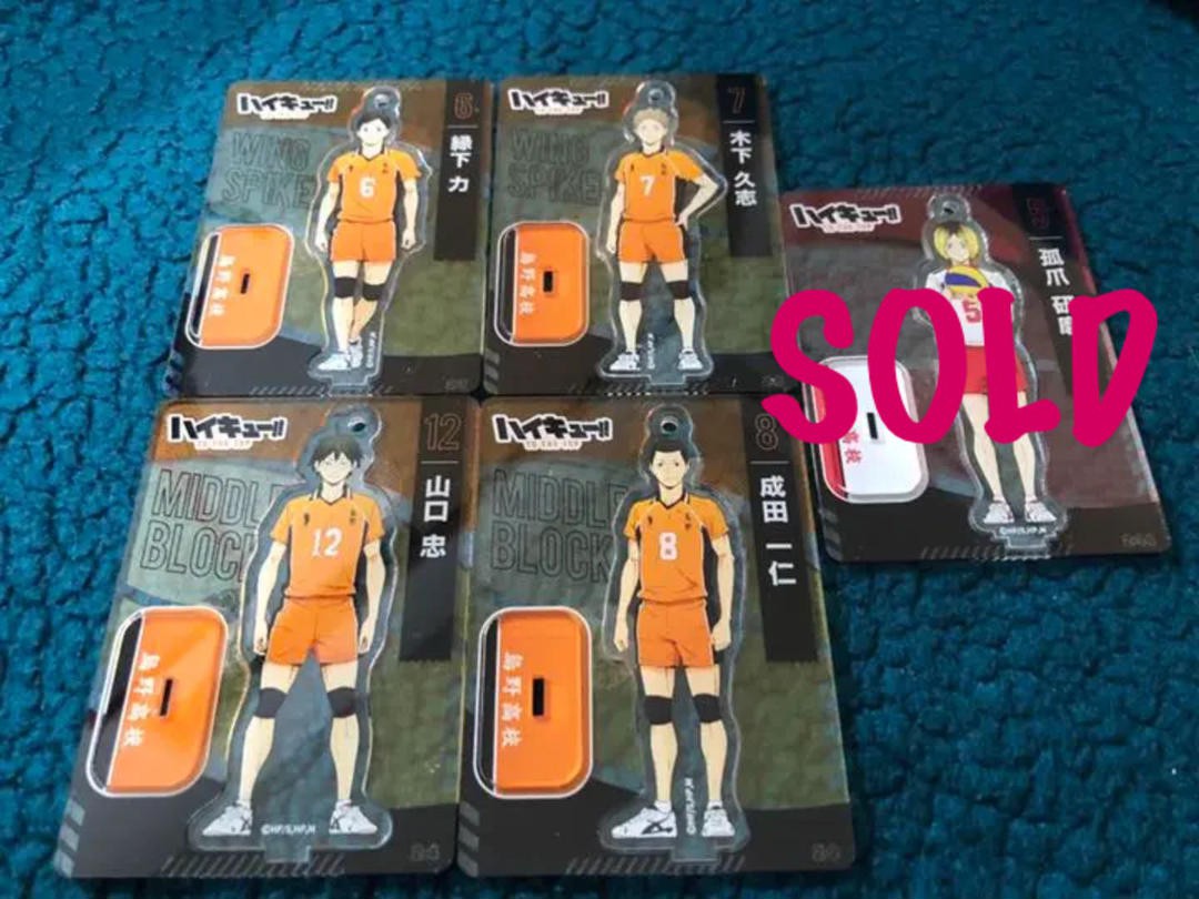 日本直送二手排球少年 壓克力立牌組合mercari 蝦皮購物