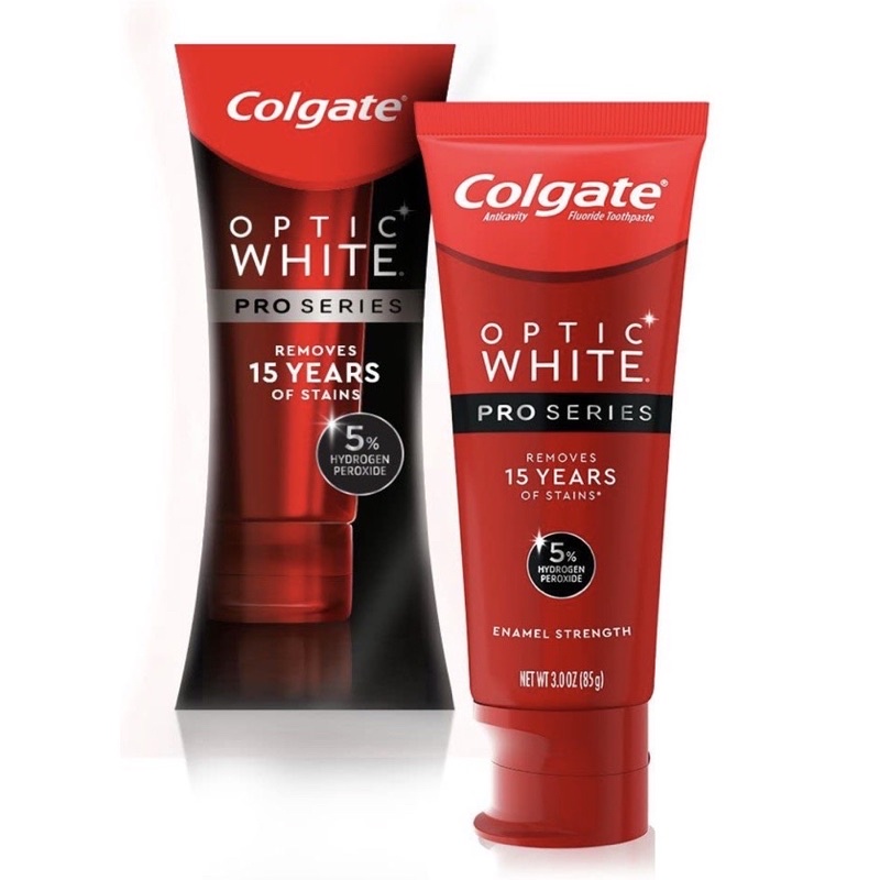 【現貨+預購】 Dr.Grace推薦 Colgate Optic White Pro Series 5%亮白牙膏85g