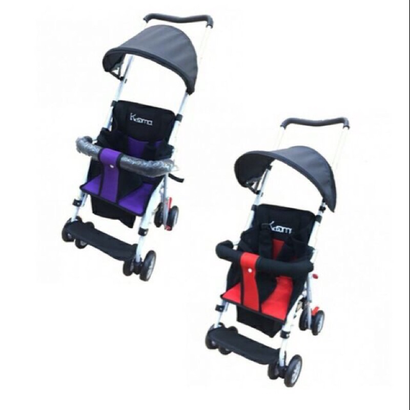免運【Kooma】簡易型推車(紅色/紫色) 機車椅 兩用推車